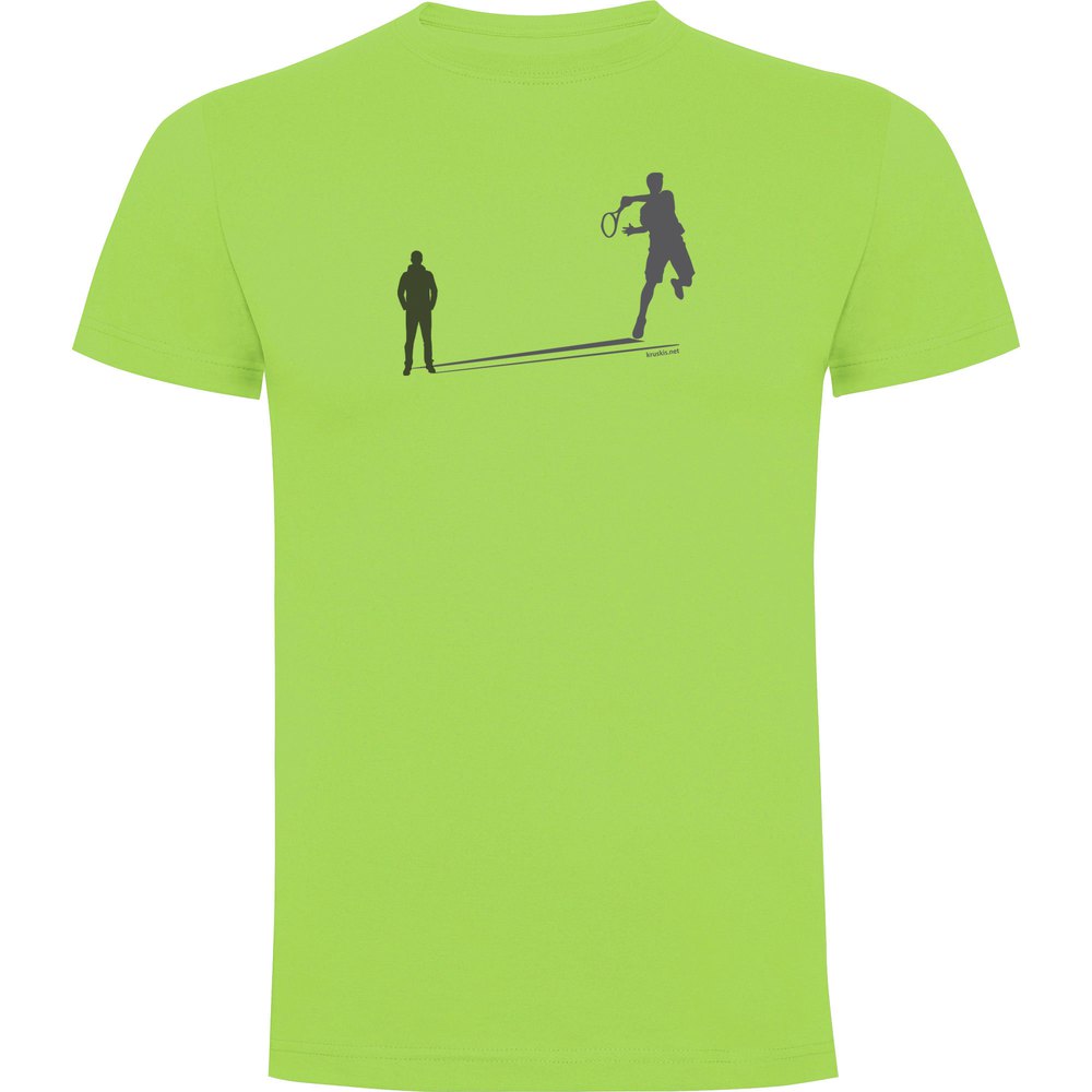 Kruskis Tennis Shadow Short Sleeve T-shirt Grün S Mann von Kruskis