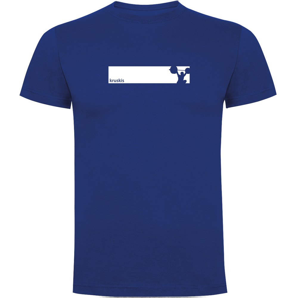 Kruskis Train Frame Short Sleeve T-shirt Blau 2XL Mann von Kruskis