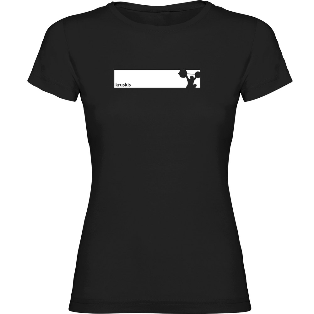 Kruskis Train Frame Short Sleeve T-shirt Schwarz XL Frau von Kruskis