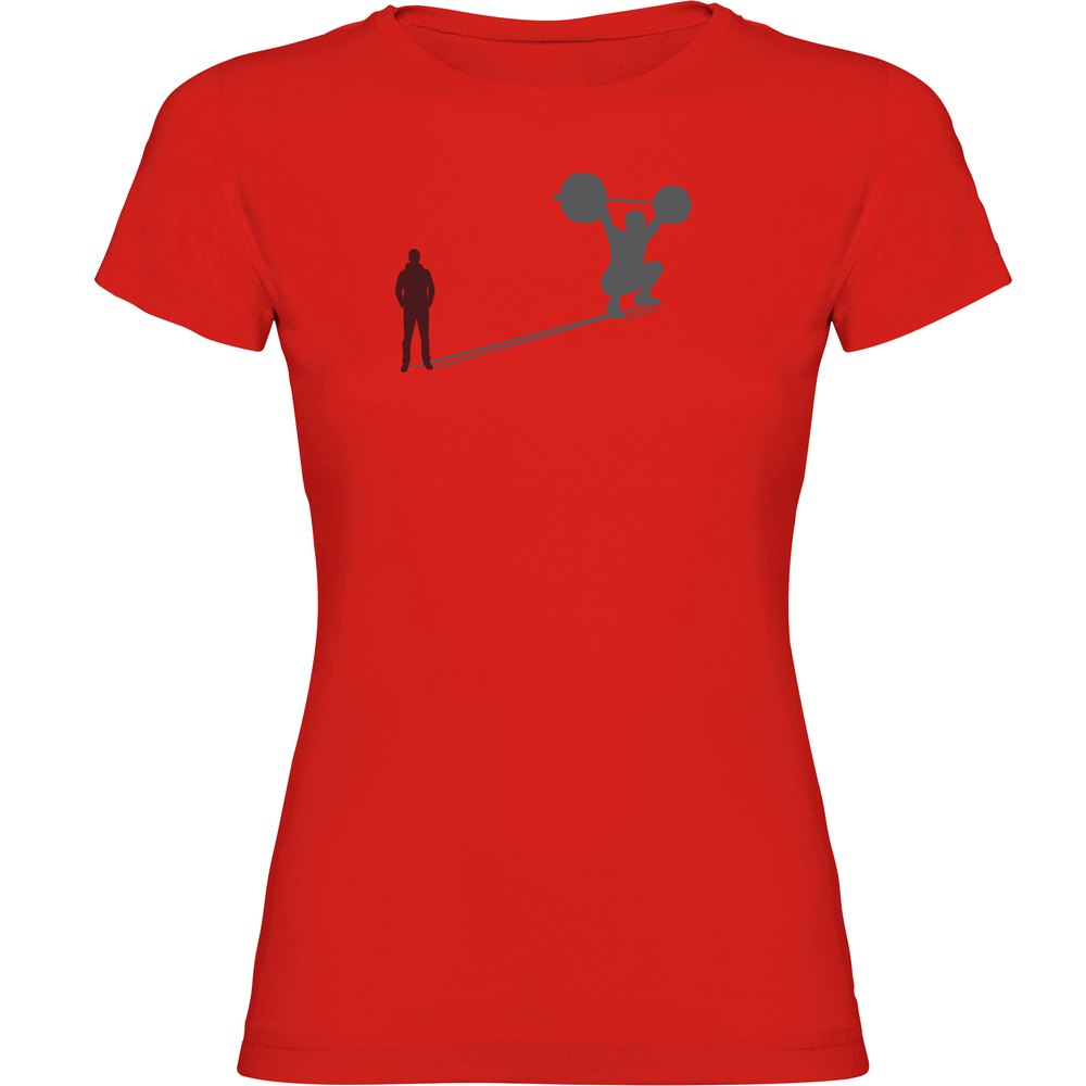 Kruskis Train Shadow Short Sleeve T-shirt Rot S Frau von Kruskis