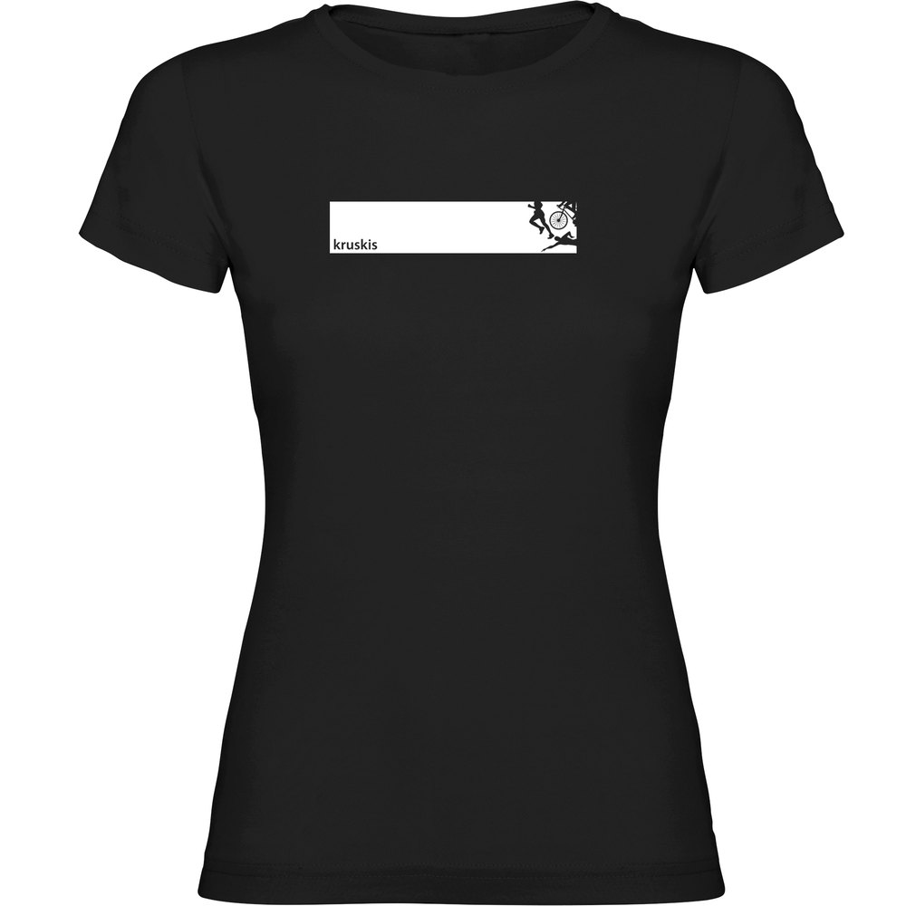 Kruskis Triathlon Frame Short Sleeve T-shirt Schwarz 2XL Frau von Kruskis