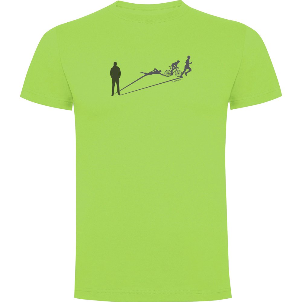 Kruskis Triathlon Shadow Short Sleeve T-shirt Grün M Mann von Kruskis