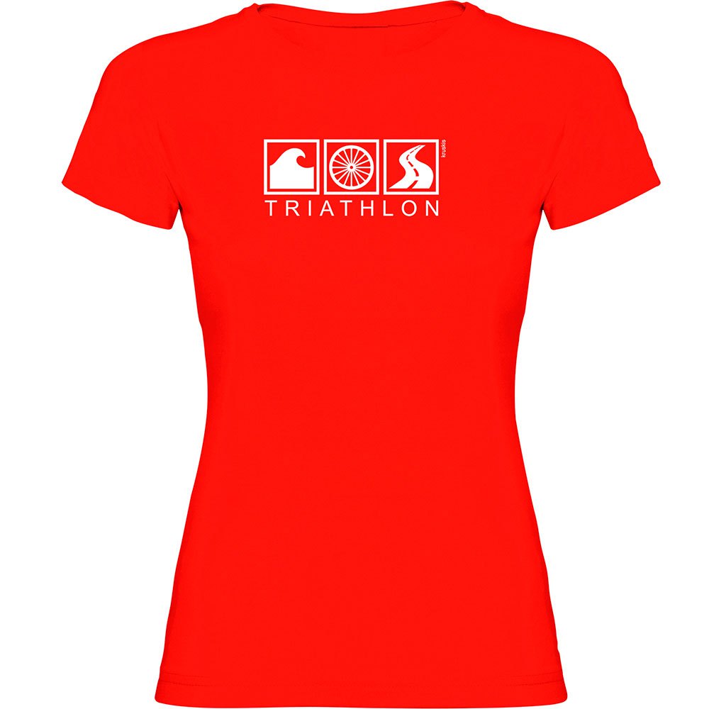 Kruskis Triathlon Short Sleeve T-shirt Rot XL Frau von Kruskis