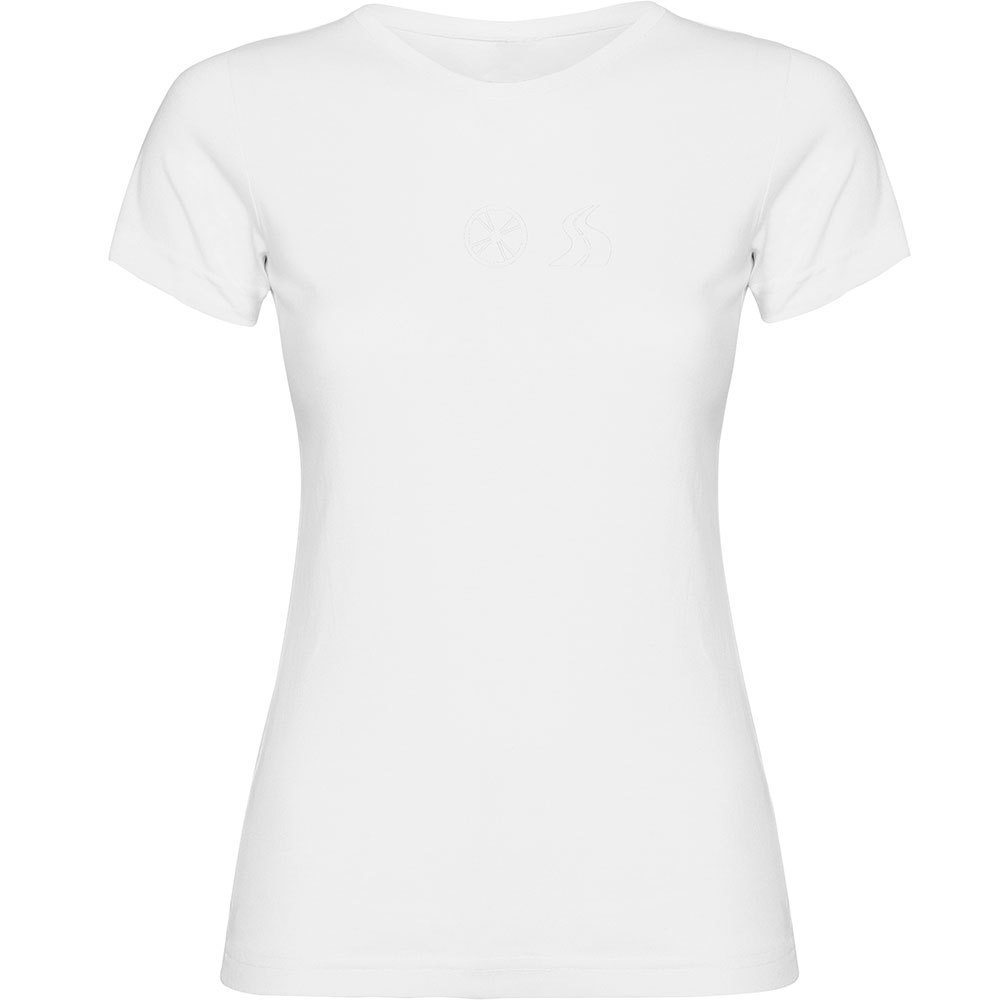 Kruskis Triathlon Short Sleeve T-shirt Weiß L Frau von Kruskis