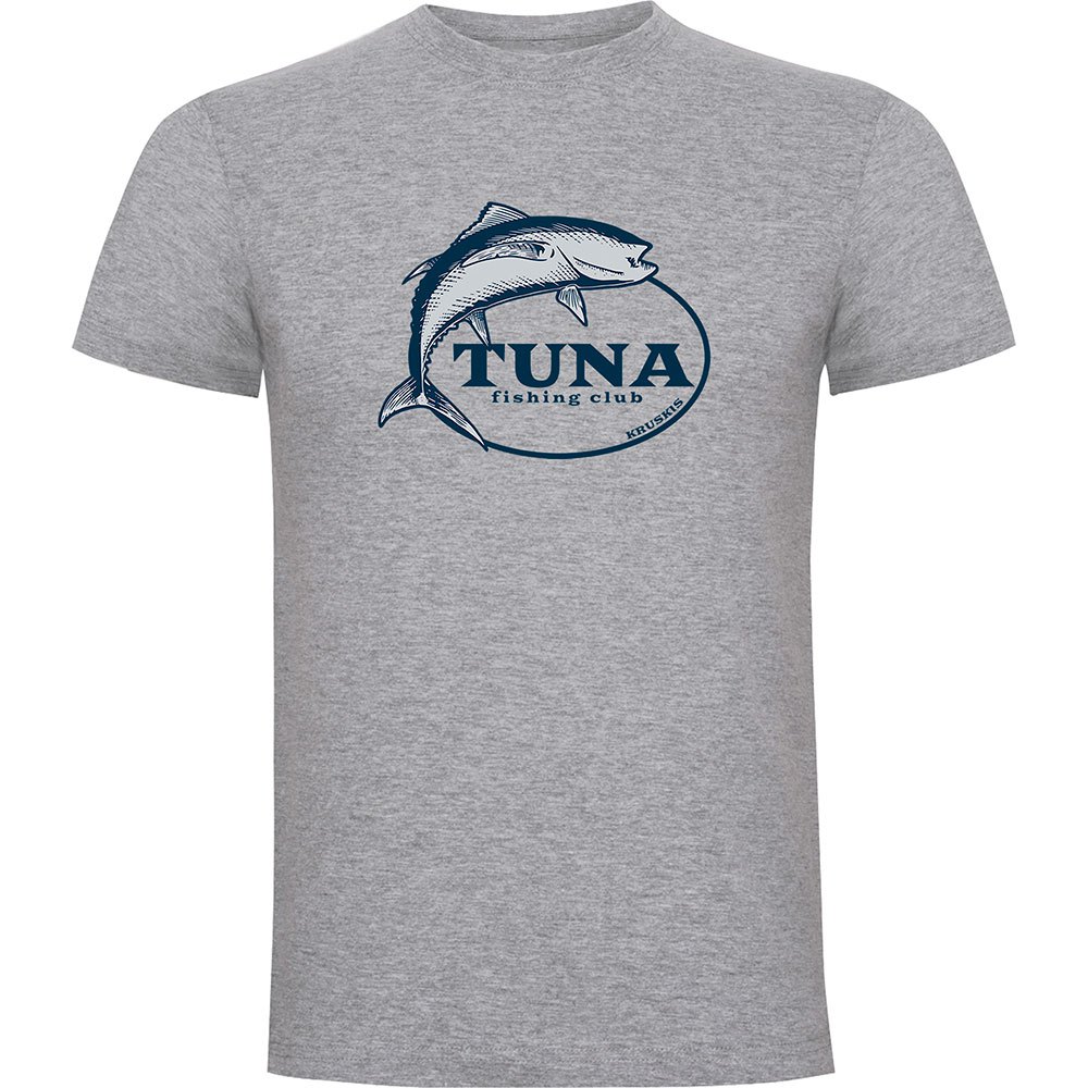 Kruskis Tuna Fishing Club Short Sleeve T-shirt Grau M Mann von Kruskis