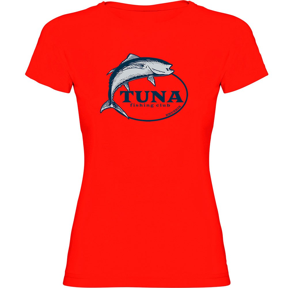 Kruskis Tuna Fishing Club Short Sleeve T-shirt Rot 2XL Frau von Kruskis