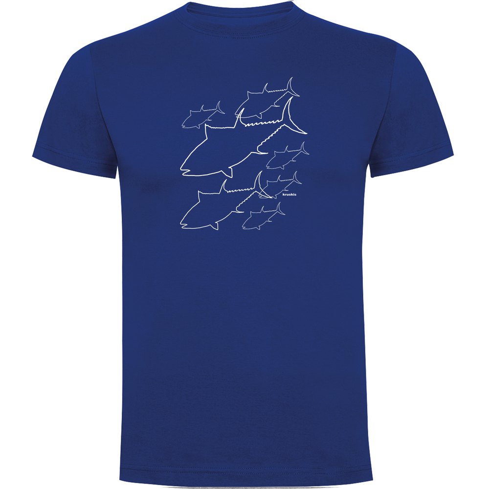 Kruskis Tuna Short Sleeve T-shirt Blau 3XL Mann von Kruskis