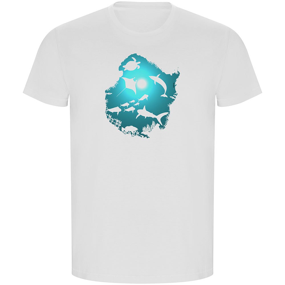 Kruskis Underwater Dream Eco Short Sleeve T-shirt Weiß XL Mann von Kruskis