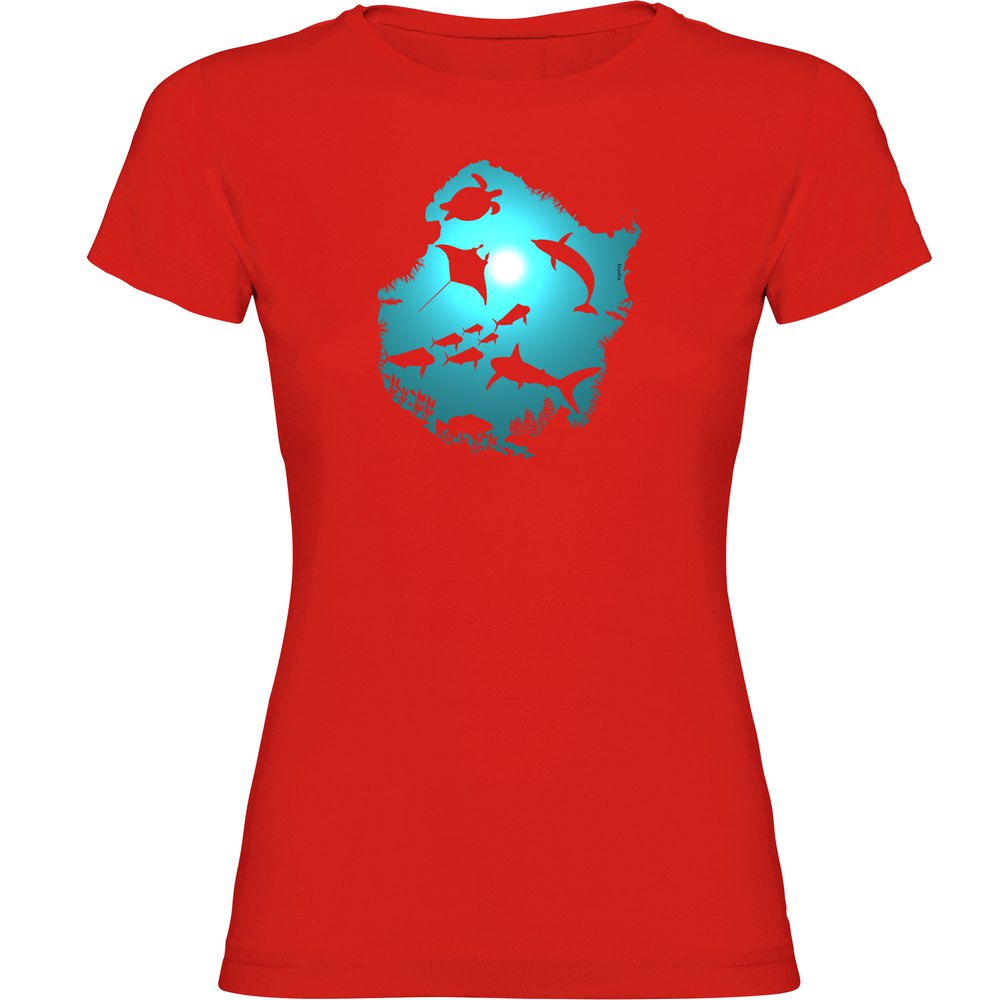 Kruskis Underwater Dream Short Sleeve T-shirt Rot M Mann von Kruskis