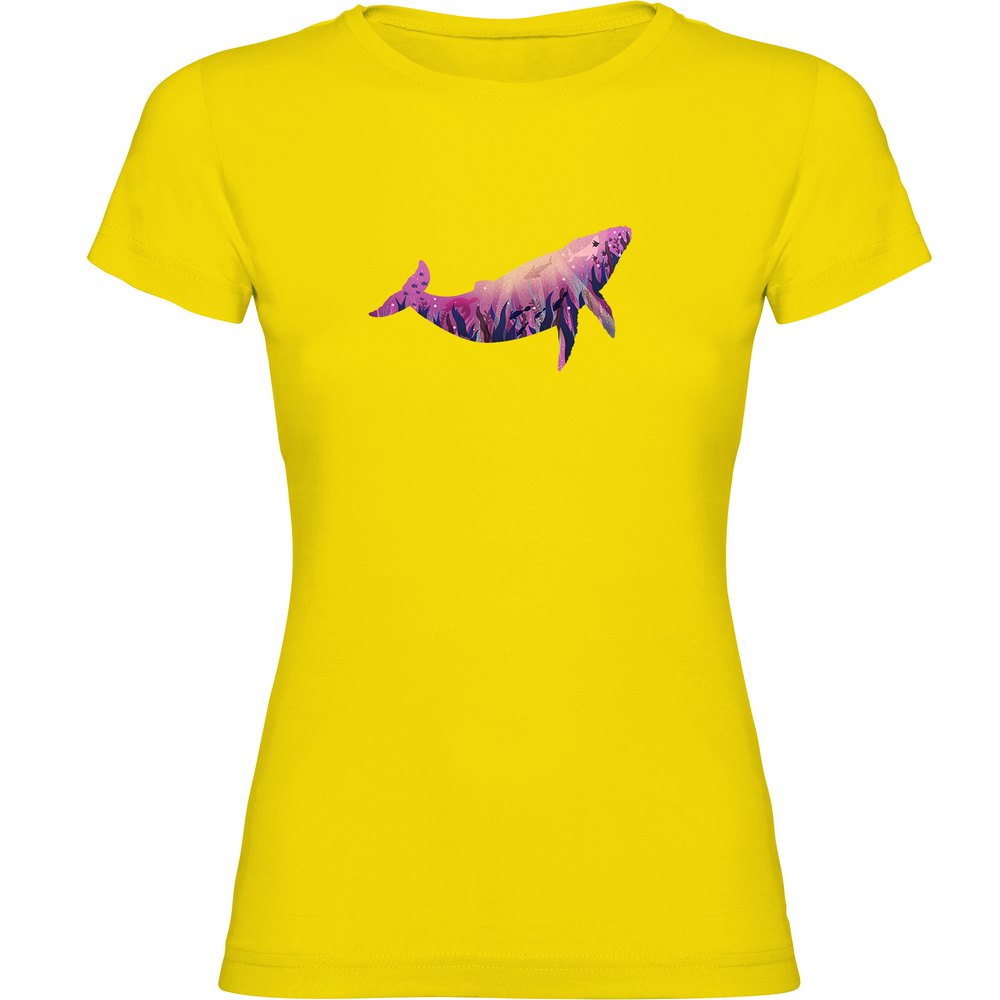 Kruskis Whale Short Sleeve T-shirt Gelb S Mann von Kruskis
