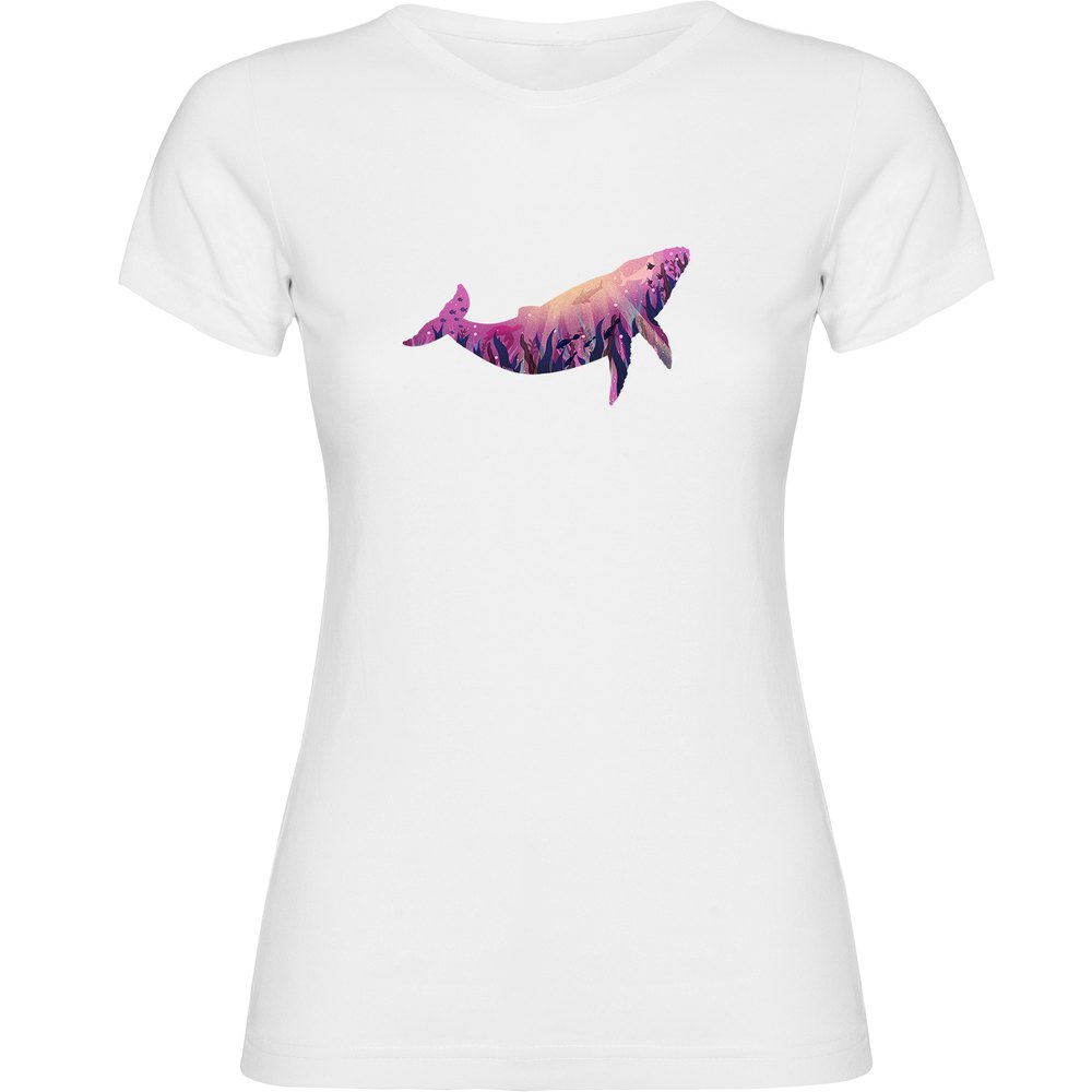 Kruskis Whale Short Sleeve T-shirt Weiß M Mann von Kruskis