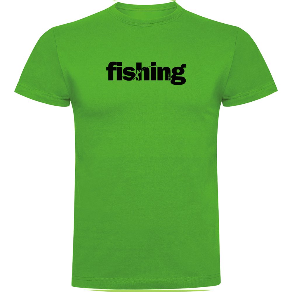 Kruskis Word Fishing Short Sleeve T-shirt Orange 2XL Mann von Kruskis