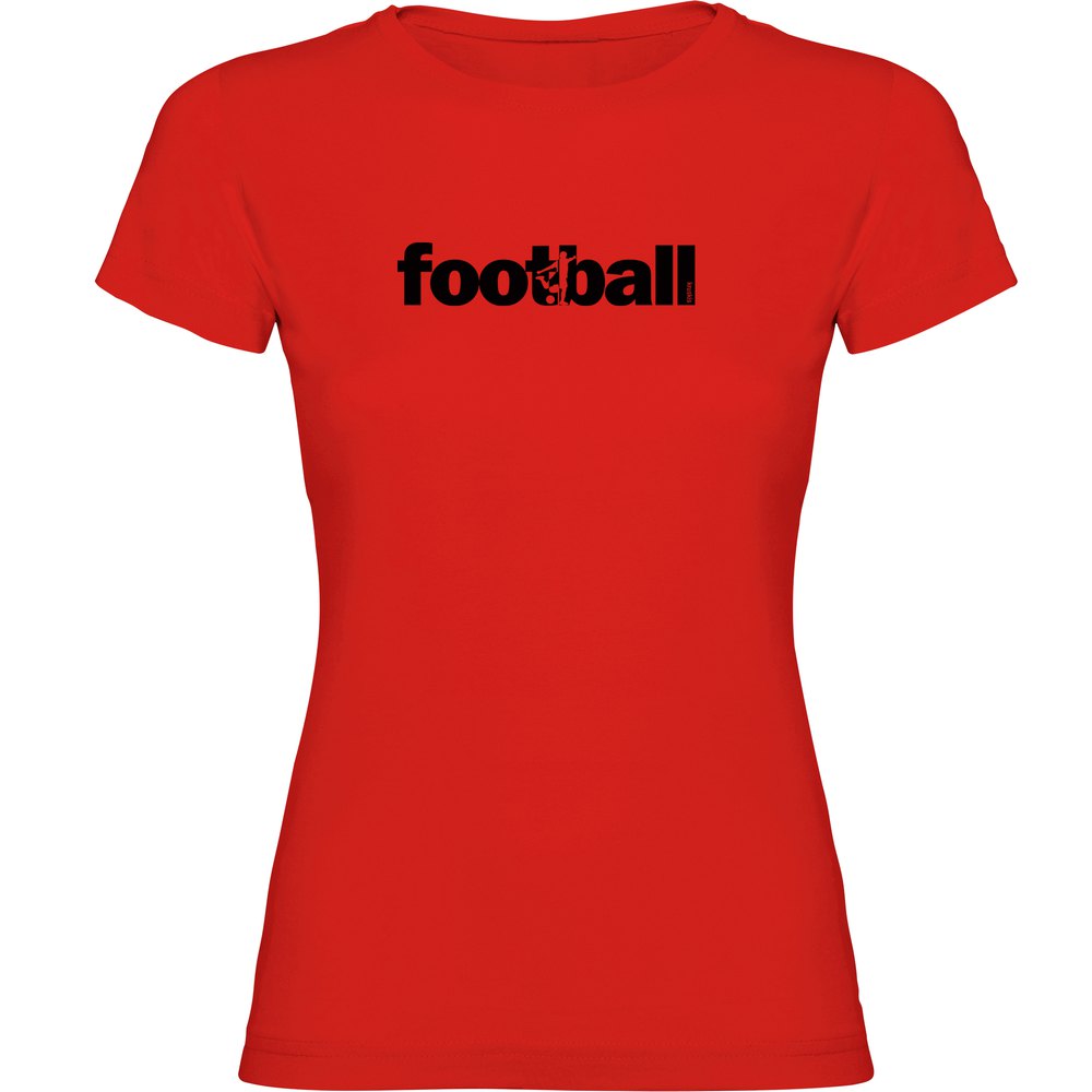 Kruskis Word Football Short Sleeve T-shirt Rot M Frau von Kruskis