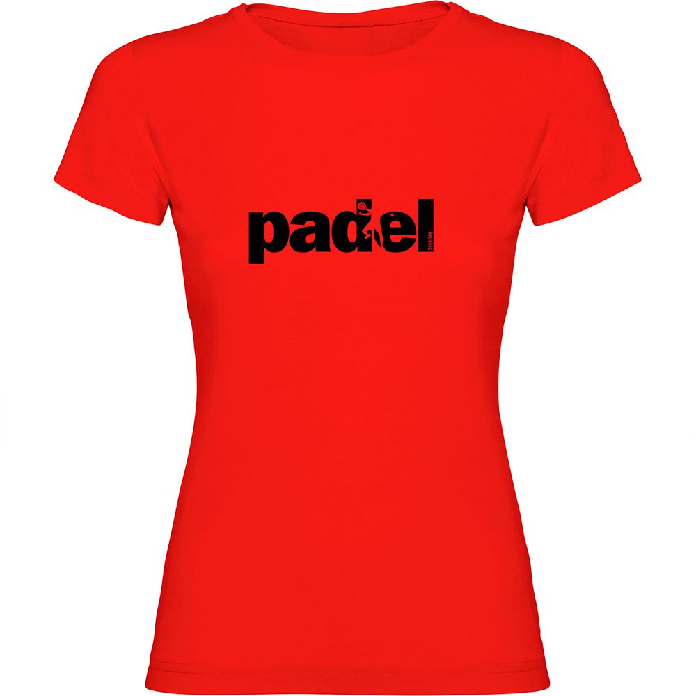 Kruskis Word Padel Short Sleeve T-shirt Rot 2XL Frau von Kruskis