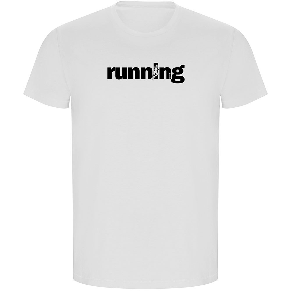 Kruskis Word Running Eco Short Sleeve T-shirt Weiß S Mann von Kruskis