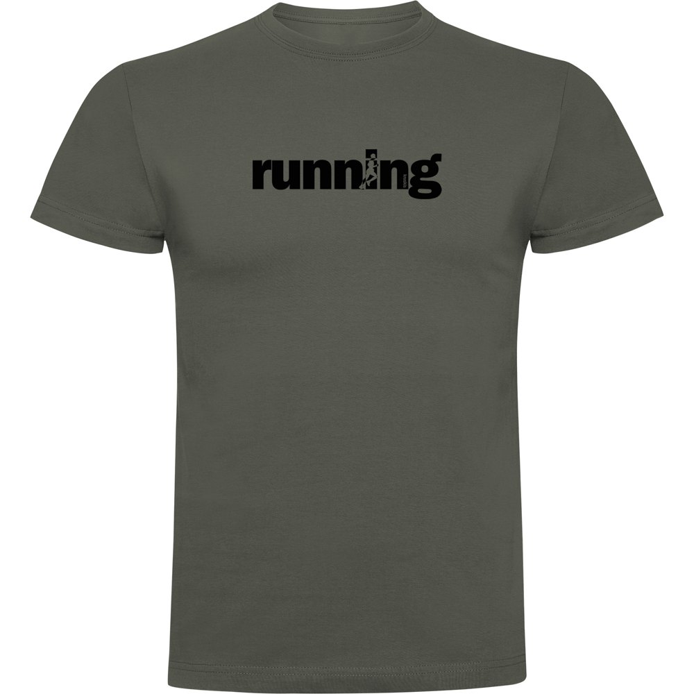 Kruskis Word Running Short Sleeve T-shirt Grün 2XL Mann von Kruskis