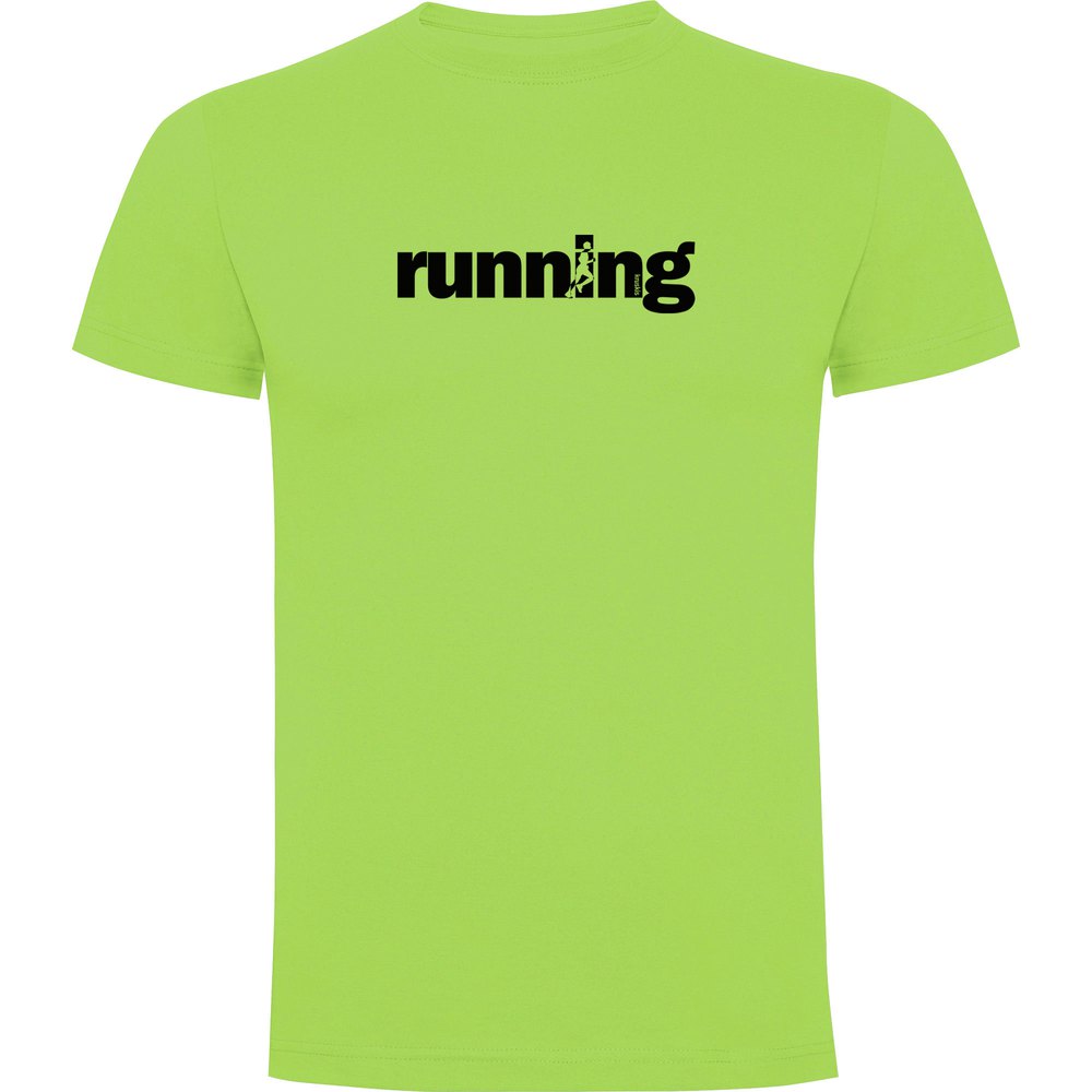 Kruskis Word Running Short Sleeve T-shirt Grün S Mann von Kruskis