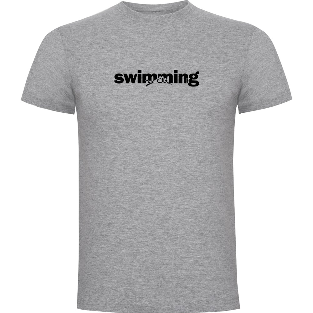 Kruskis Word Swimming Short Sleeve T-shirt Grau 2XL Mann von Kruskis