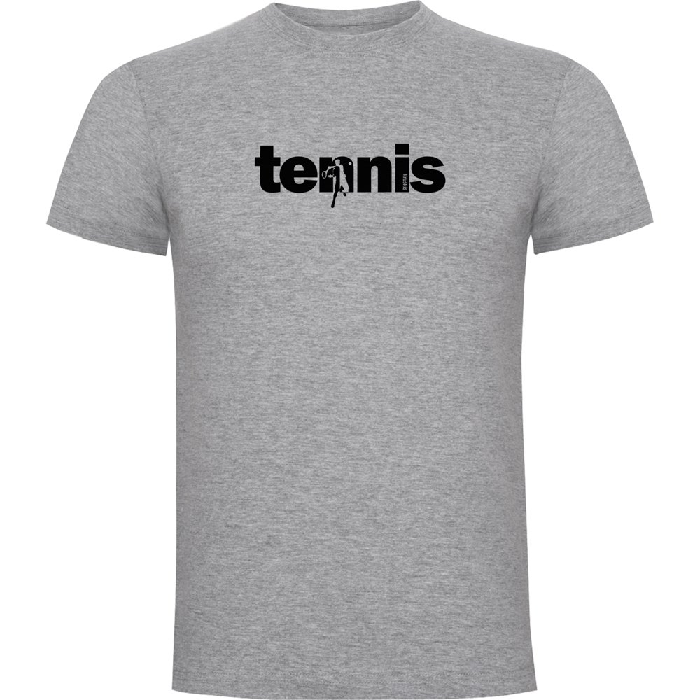Kruskis Word Tennis Short Sleeve T-shirt Grau XL Mann von Kruskis