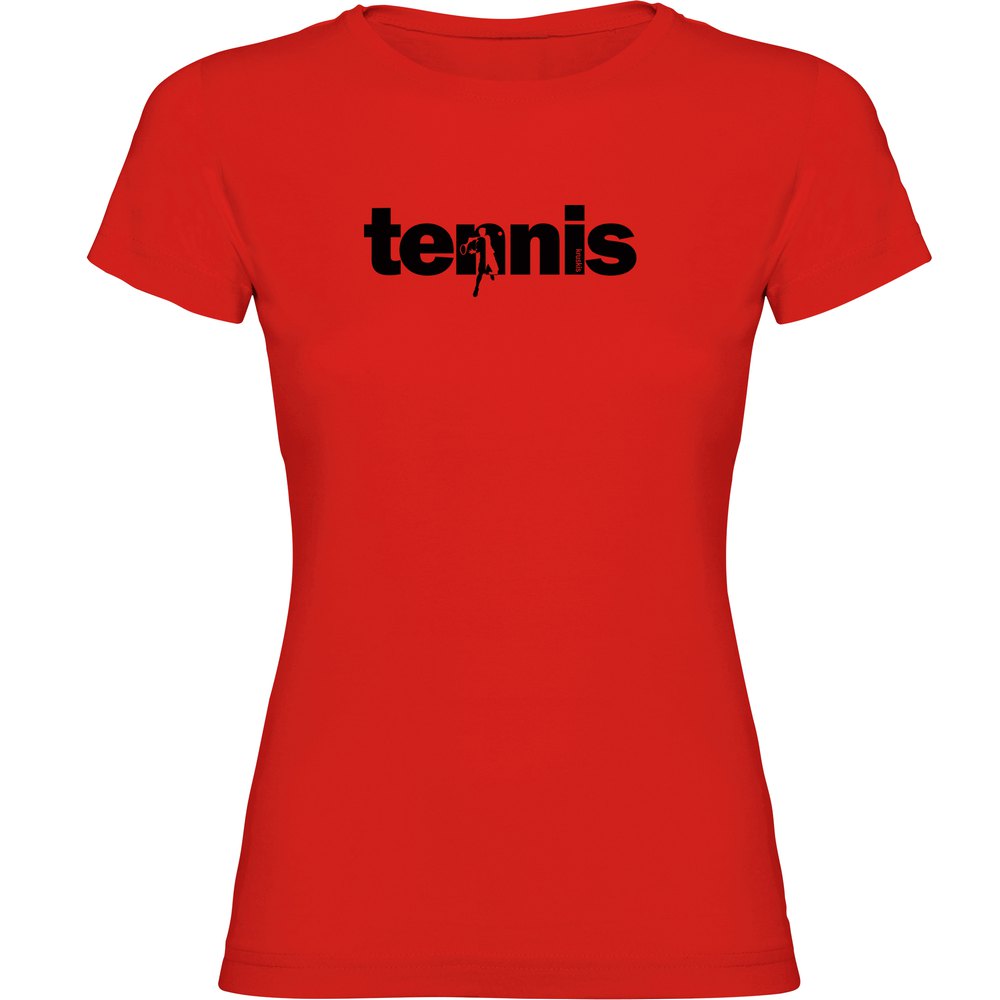 Kruskis Word Tennis Short Sleeve T-shirt Rot 2XL Frau von Kruskis