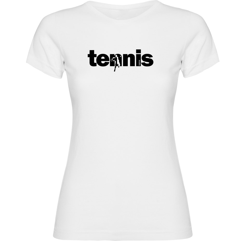 Kruskis Word Tennis Short Sleeve T-shirt Weiß XL Frau von Kruskis