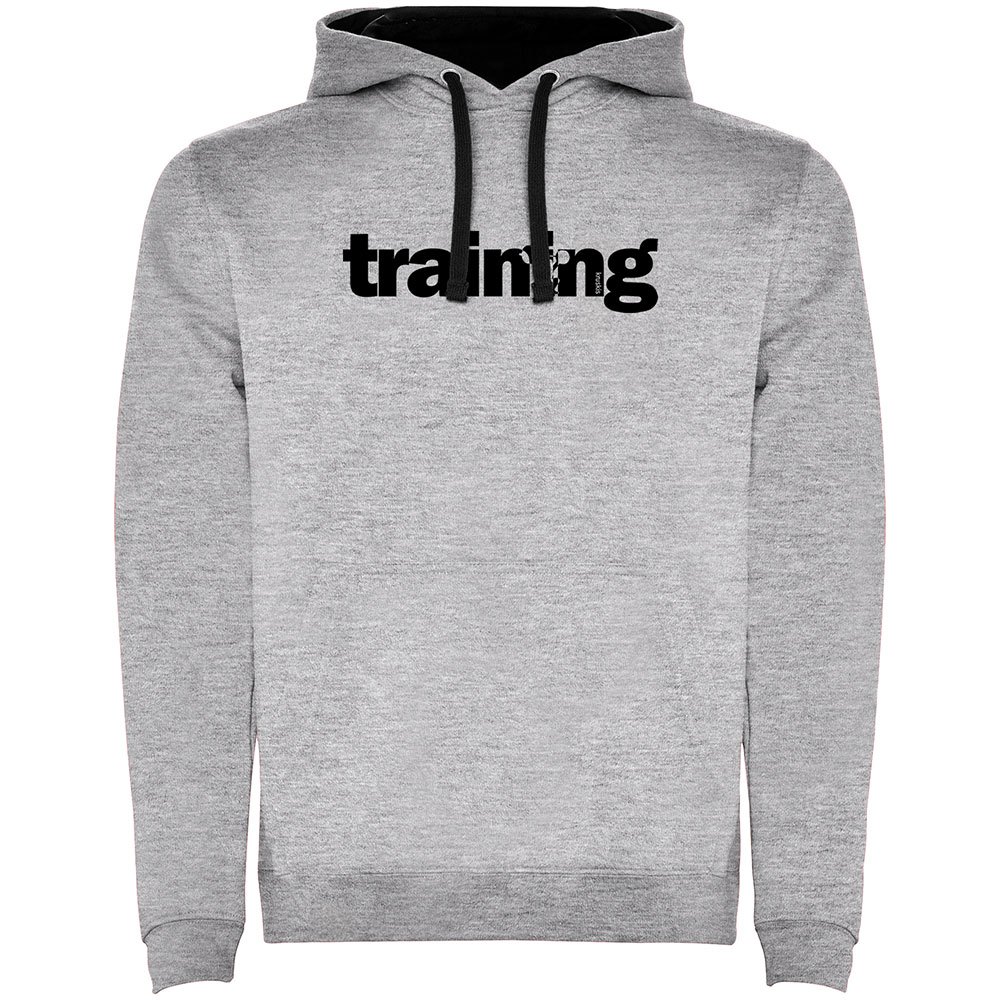 Kruskis Word Training Two-colour Hoodie Grau M Mann von Kruskis