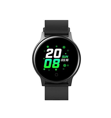 KSIX smart your tech Sportarmband Ksix Fitness Band GPS mit Herzfrequenzmonitor Smartband Smartwatch, Schwarz, Einheitsgröße von KSIX smart your tech