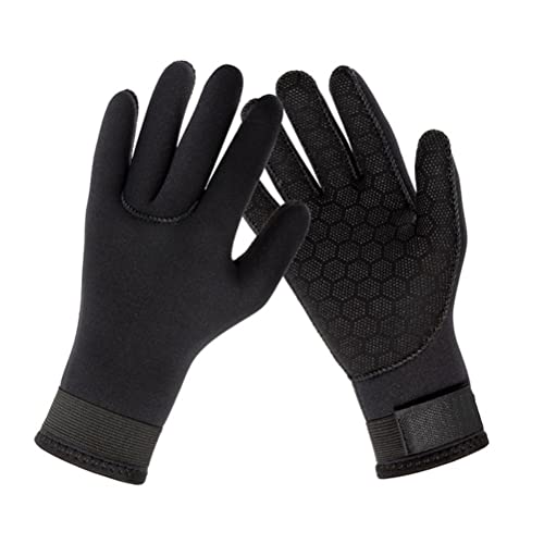 1 Paar 3 mm Neopren-Handschuhe für Damen und Herren, robust, flexibel, Thermohandschuhe, Schnorcheln, Tauchen, Speerangeln, Handschuhe zum Schwimmen, Schnorcheln, Surfen von Kuashidai