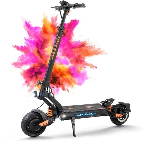 Kukirin E Scooter,Elektro Elektroroller Erwachsene Elektroscooter,E Roller Offroad,Elektro Scooter Roller,Patinete electrico,70 Km Reichweite,120 KG Tragkraft - G2 Master von Kukirin
