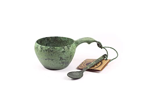 Kupilka Besteckset, 4 Teilig, grün, 1 Stück (1er Pack) von Kupilka