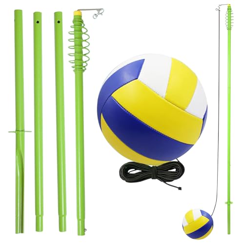 Kustimantu Volleyball Smash-Trainer – Trainingssystem Swing Volley Outdoor | Tragbares Sportgerät für Jugendliche Erwachsene Frauen Profis Kustimantu Volleyball Smash-Trainer – Trainingssystem Swing Volley Outdoor | Tragbares Sportgerät für Jugendliche Erwachsene Frauen Profis von Kustimantu