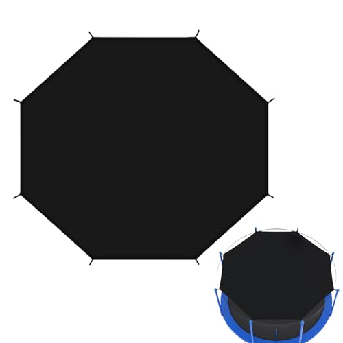 Trampolin Sonnenschutz Abdeckung, Trampolin Überdachung Abdeckungfür 8 Stangen Ø 10 Fuß Überdachung, UV-Beständiges & Sonnensegel Zubehör von Kustimantu