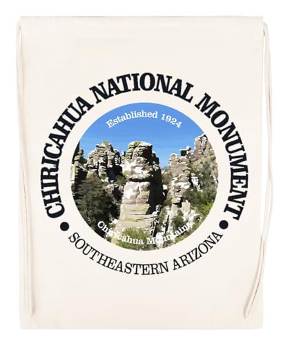 Chiricahua National Monument Unisex Beige Sporttasche Umweltfreundlicher Sack von Kwantees
