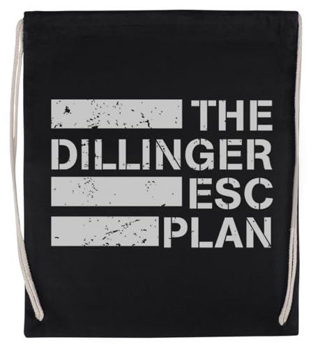 Dillinger Escape Plan Unisex-Sporttasche, Schwarz, Umweltfreundlicher Sack von Kwantees