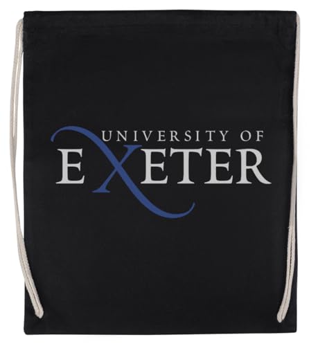 Exeter Unisex-Sporttasche, Schwarz, Umweltfreundlicher Sack von Kwantees
