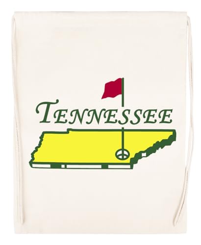 Tennessee Masters Golf Unisex Beige Sporttasche Umweltfreundlicher Sack von Kwantees