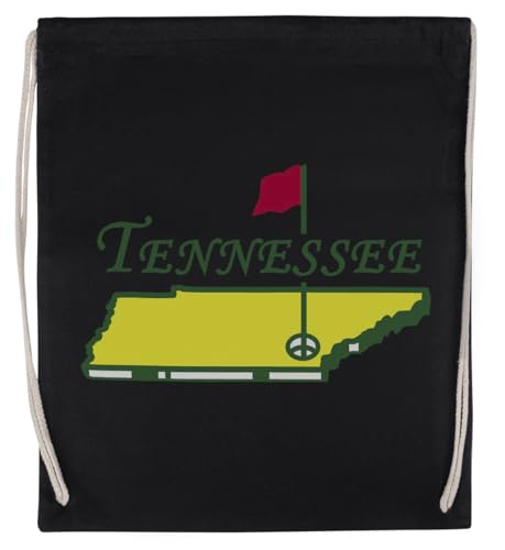 Tennessee Masters Golf Unisex-Sporttasche, Schwarz, Umweltfreundlicher Sack von Kwantees