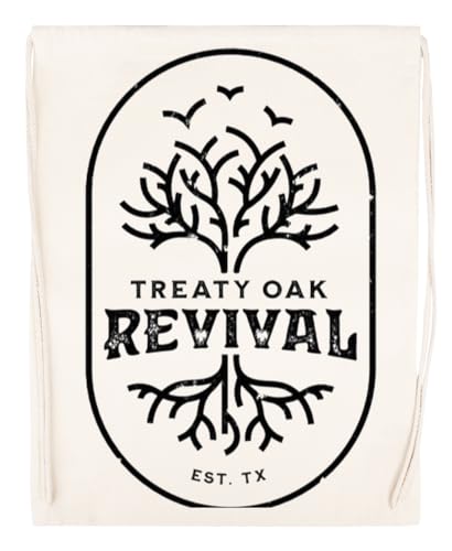 Treaty Oak Revival Unisex Beige Sporttasche Umweltfreundlicher Sack von Kwantees