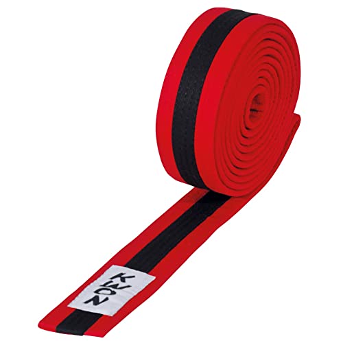 Budogürtel Judo mehrfarbig, versch. Längen (rot/schwarz/rot, 280) von Kwon
