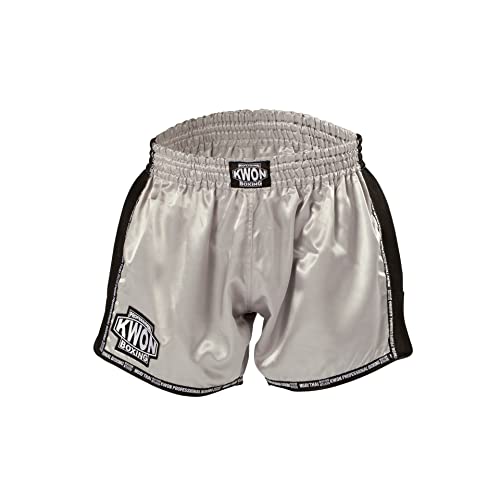 Evolution Box Muay Thai Short (silber, XL) von Kwon