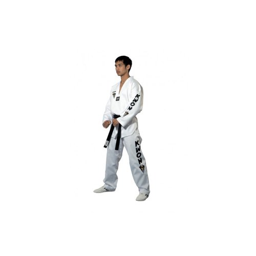KWON® Taekwondo Anzug 1006 Starfighter Anzüge TKD weiß Rev. Größe 130 von Kwon