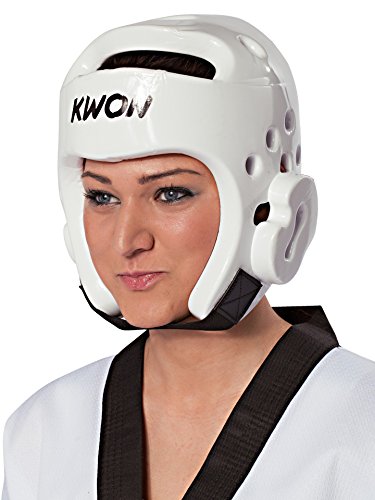 KWON® Taekwondo Kopfschutz 40063 PU CE Weiß WTF Kopfschützer - L von Kwon