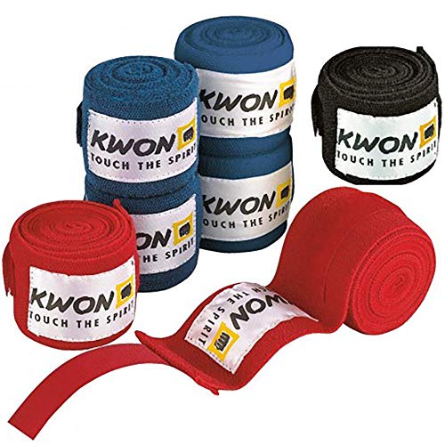 Kwon Boxbandagen unelastisch 4,5 m rot von Kwon