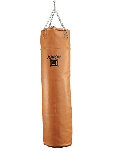 KWON Boxsack Leder, 150 cm, ungefüllt in braun von Kwon