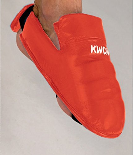KWON Karate Fußschützer, rot, Gr. M von Kwon