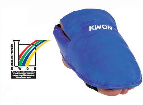 KWON Karate Fußschutz CE L blau von Kwon