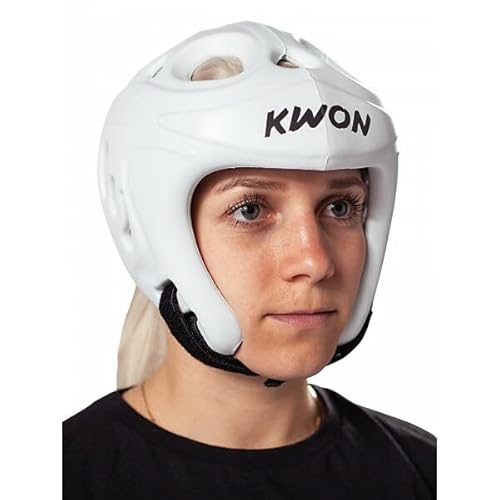 KWON Kopfschutz Shocklite, Versch. Farben Weiß XL von Kwon