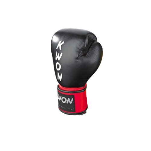 Kickboxhandschuhe KO Champ in 8, 10 und 12oz, in versch. Farben (schwarz/rot, 10 oz) von Kwon