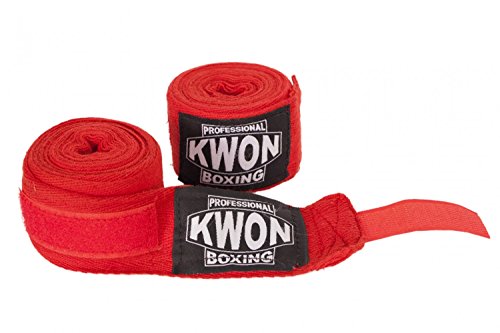 Kwon Boxbandage 5m , Farbe:rot von Kwon