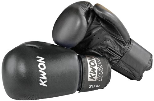 KWON Boxhandschuh Clubline Pointer, schwarz, 10 oz, 554005710 von Kwon